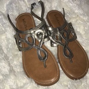 Kelly & Katie bronze sandals